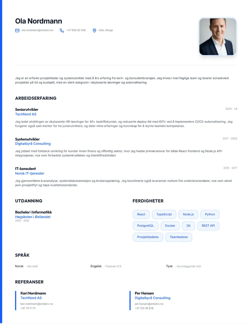 CV mal Executive Pro