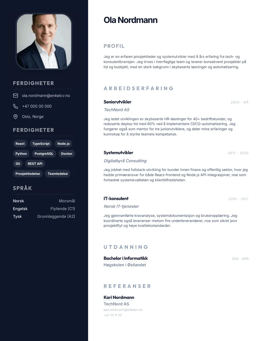 CV mal Corporate