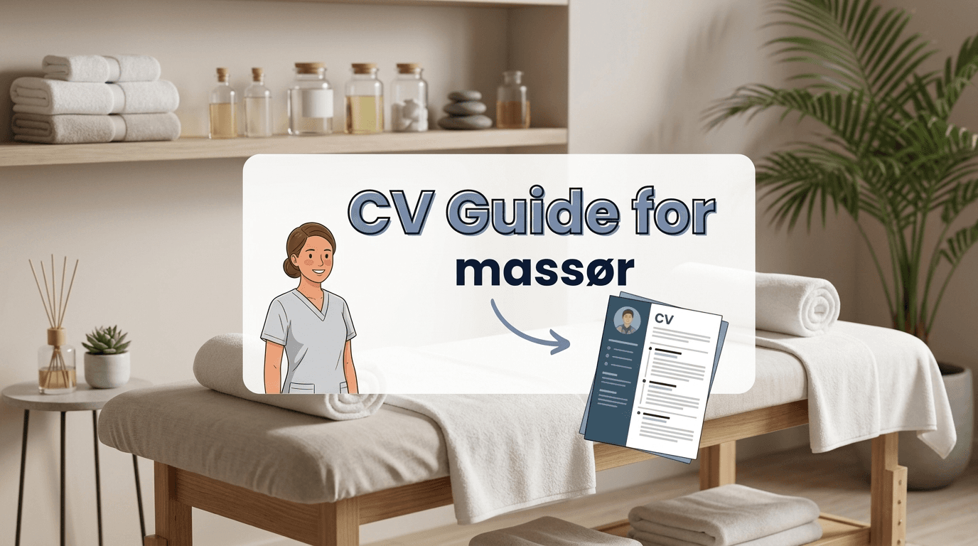 CV guide for massør: slik bygger du en profesjonell og trygghets­skapende CV