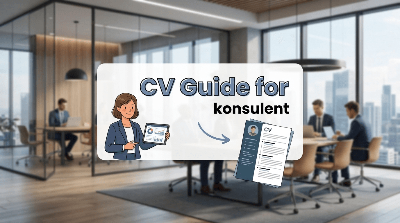 CV Guide for Konsulent