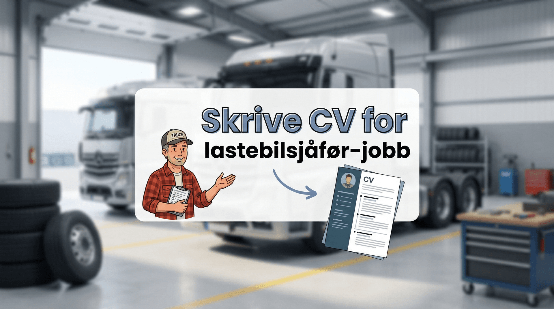 CV for lastebilsjåfør CV for lastebilsjåfør