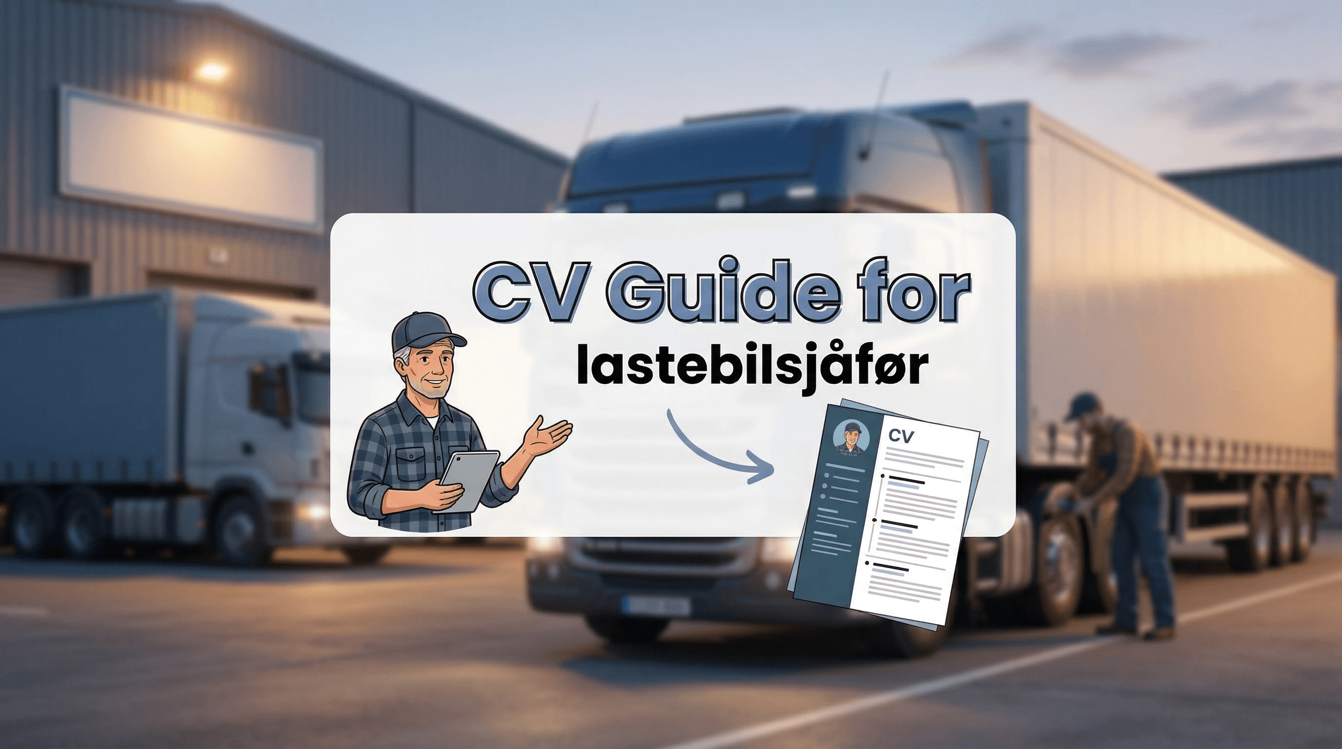 CV Guide for Lastebilsjåfør